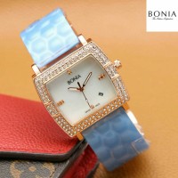 Jual JAM TANGAN WANITA BONIA 046 LIGHT BLUE ROSEGOLD MURAH Murah