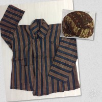 Jual SURJAN LURIK ANAK SET BLANGKON BAJU KOSTUM TRADISIONAL JAWA Murah