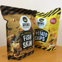 Jual Irvins Salted Egg Fish Skin - Potato Chips Big Size 230 Gram (COD OK) Murah