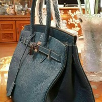 Tas Hermes Birkin mewah kualitas Mirror kulit pari asli import