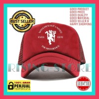 Jual TOPI PRIA TRUCKER JARING MANCHESTER UNITED B2 - Dipilihaja-shop Murah