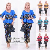 BATIK KEBAYA WANITA KUTUBARU SERAGAM PESTA HIJAB BAJU MUSLIM KELUARGA