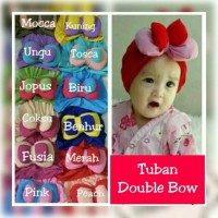 Jual Turban Double Bow / Turban anak bayi Murah Bagus Murah