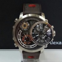 jam tangan alexandre christie ac 9221 limited edition silver black