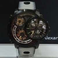 jam tangan alexandre christie ac 9221 limited edition black
