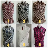 Jual KEMEJA FLANEL CEWEK / WANITA PANJANG | KEMEJA FLANEL CEWEK KOTAK-KOTAK Murah