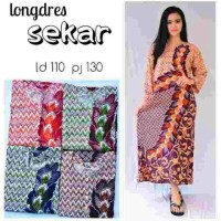 Jual LONGDRESS SEKAR/ DASTER MURAH/ GROSIR BATIK PEKALONGAN Murah
