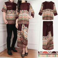 claudia rok lilit 3in1 kebaya baju couple batik