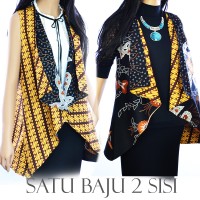 Jual Tunik vest Cardigan Batik atasan bolero A332 Murah