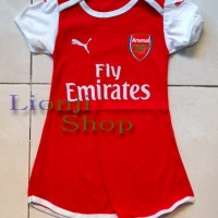 Jual Baby Dress / Baju Bola Bayi Perempuan Arsenal Home Murah