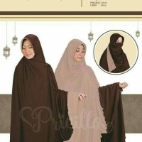 jilbab kerudung instan bolak balik double warna dua warna