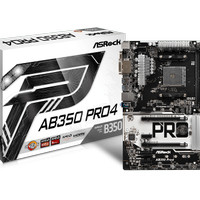 Motherboard AMD ASROCK AB350 Pro4 (AM4, AMD Promontory B350, DDR4)