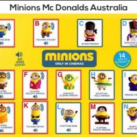 Jual Happy Meal Minion Mcd Despicable Me 2015 Australia Murah