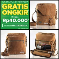 Jual Tas Slempang Pria Organizer Trojika Man Cream Cendekia Murah