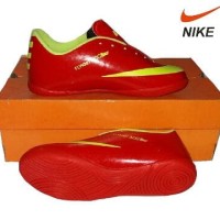 sepatu futsal anak nike acc kids original premium red green 33-37
