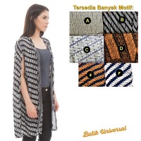 Jual BATIK WANITA MODERN. ATASAN BLOUSE BLAZER CAPE BATIK. CARDIGAN OUTER Murah