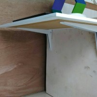 Meja Lipat Dinding Engsel Besi