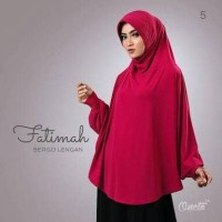 Jual HIJAB, JILBAB FATIMAH BERGO LENGAN JERSEY Murah