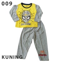 Jual Piyama Anak / Baju Tidur Anak Laki laki/ Spiderman uk.2-12 (MX009) Murah