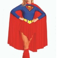 Jual halloween costume SUPERGIRL dewasa. kostum superhero COSPLAY SUPERM Murah