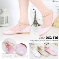 Jual sepatu sneakers wedges flat shoes wanita import batam terbaru 2017 Murah