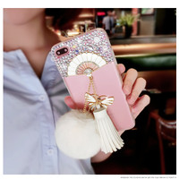 Casing Xiaomi Redmi Note 4 TPU Fan Diamond Kipas Silicone Soft Case