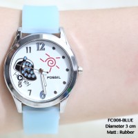 Jam tangan wanita fossil tali karet rubber guess dkny ripcurl dw murah
