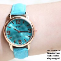 jam tangan fossil wanita simple sporty leather supplier termurah modis