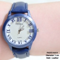 Jam tangan fossil wanita tali kulit leather casual hush puppies guess