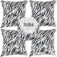 (MURAH) Sarung Bantal Kursi Sofa Set Motif Zebra