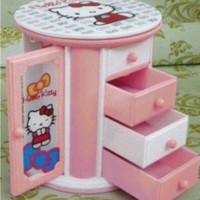 Jual Kotak Musik Hello Kitty Tempat Perhiasan Music Box Tingkat Murah Lucu Murah