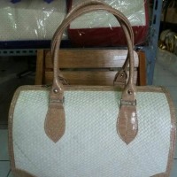 Tas anyaman model kendang - tas anyaman pandan