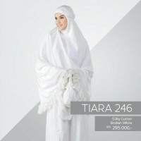 Jual Tatuis Tiara 246 Mukena Katun Sutera Murah Broken White Polos Renda Murah