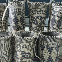 Jual Tas Dayak Anjat Bahan Rotan dengan furing Murah
