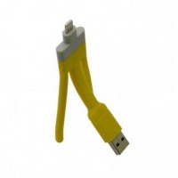 Twig Tripod Ultra Portable Lightning Cable for iPhone 5/5s/SE Yellow