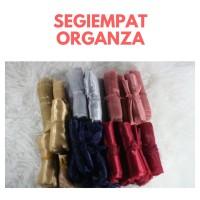 Jual Kerudung / Jilbab Segi Empat Organza Murah