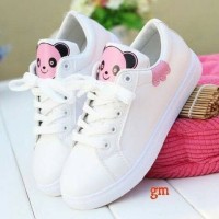 Jual SEPATU WANITA KETS BABY PANDA PINK Murah