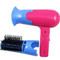 Jual 2 in 1 Mini electric Hair dryer pengering rambut & sisir murah BHR015 Murah