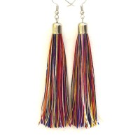 Jual Anting Tassel Panjang Multi Warna TM889 Murah