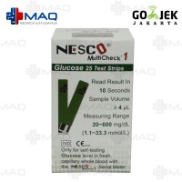 Jual MAQ STRIP TES GULA DARAH NESCO /NESCO BLOOD GLUCOSE TEST STRIP Murah