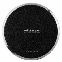 Jual Nillkin Qi Wireless Charger Magic Disk III (Fast Charge) Leather Black Murah