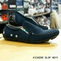 Jual sepatu pria slip on kickers kulit suede sz 39-43 Murah