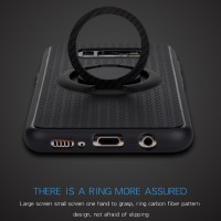 Samsung Galaxy S8 I-Zore Magnetic Ring Shockproof Case Soft Cover TPU