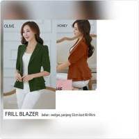 Jual Blazer Frill Jakarta || Blazer Frill Elegan Murah
