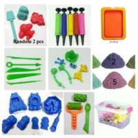 Jual Termurah!!! Pasir Ajaib Pasir Kinetik Sand Super Lengkap Mainan Anak Murah