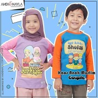 Kaos Anak Muslim ANDIENAYLA / Kaos raglan anak / Ukuran M