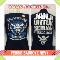 Jual kaos oblong persib bandung badboyz navy viking bobotoh combed Murah