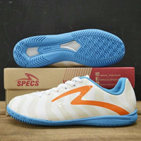PREMIUM Sepatu Futsal Super Champion Specs Torpedo White Spirit Orang