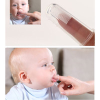 Jual sikat gigi bayi, finger tooth brush, sikat gigi jari bayi Murah