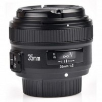 YONGNUO 35mm F/2 Lens Wide Angle AF MF Black